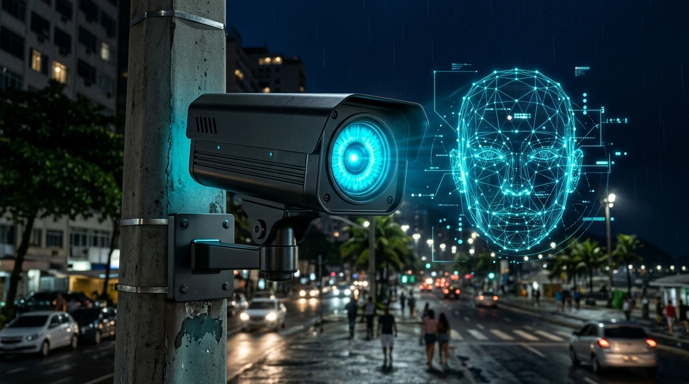 Câmera de monitoramento com interface de reconhecimento